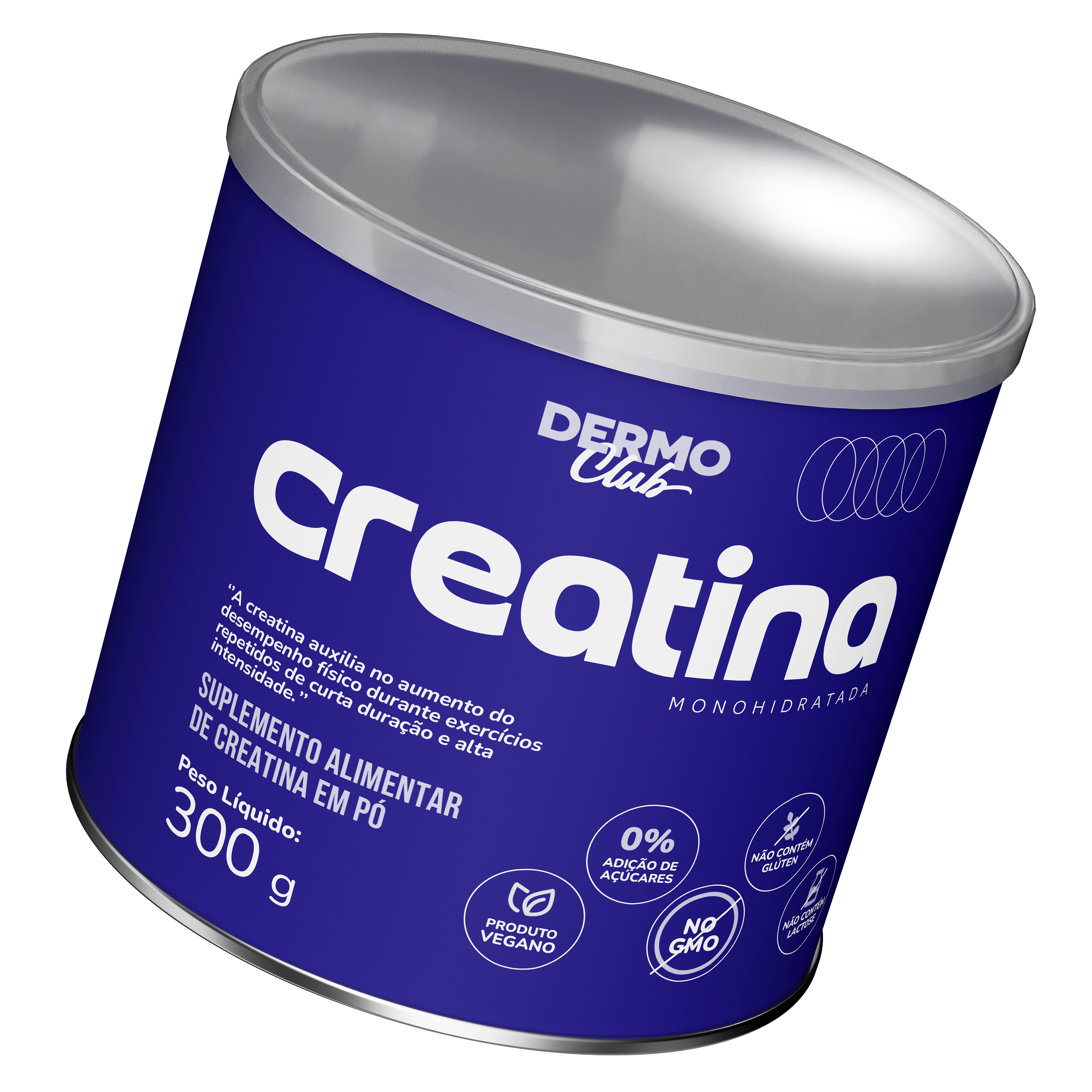 Creatina Monohidratada Pura DermoClub (300g)